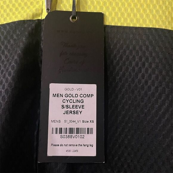 Men's Cycling Jersey XS Multicolor Short Sleeve Breathable Activewear - Picture 3 of 7